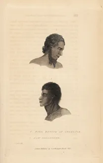 Aged native of Otaheite (Tahiti) and New Hollander Aged native of Otaheite (Tahiti) and New Hollander