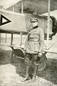 Air force pilot standing by his plane, Republic of Estonia Air force pilot standing by his plane, Republic of Estonia