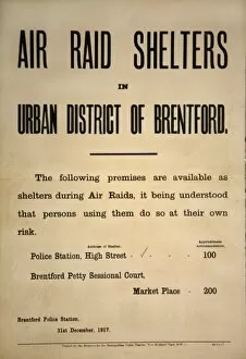 Shelter Gallery: Air Raid Shelter Poster