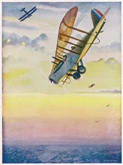 <b class=qtipBold><figcaption>AIRCO DH-4</figcaption></b><br>Designed by Geoffrey De Havilland, this two-seat biplane is Britain's first purpose-built bomber.<br><em>© Mary Evans Picture Library</em> AIRCO DH-4