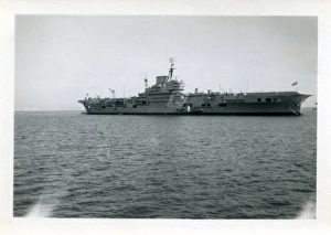 Aircraft Carrier HMS Indefatigable (R10), Portland, Dorset Aircraft Carrier HMS Indefatigable (R10), Portland, Dorset