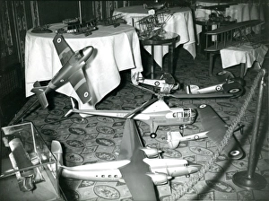 Aircraft models on display at the Dorchester Hotel, Lond? Aircraft models on display at the Dorchester Hotel, Lond?