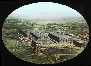 Airship Hangars at RNAS Pulham, Norfolk Airship Hangars at RNAS Pulham, Norfolk