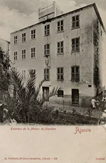 Corsican Gallery: Ajaccio, Corsica, France - Exterior of the Home of Napoleon
