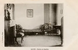 Corsican Gallery: Ajaccio, Corsica, France, The Home of Napoleon - The Bedroom