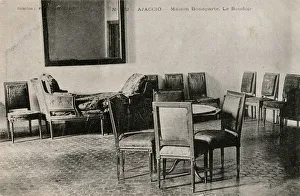 Corsican Gallery: Ajaccio, Corsica, France, The Home of Napoleon - The Boudoir