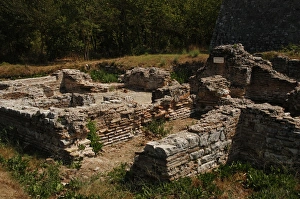 Albania. Buthrotum. Roman baths. 1st-2nd centuries A.C. Ruin Albania. Buthrotum. Roman baths. 1st-2nd centuries A.C. Ruin