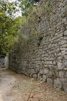 Albania. Butrint. Cyclopean walls of the ancient city Albania. Butrint. Cyclopean walls of the ancient city