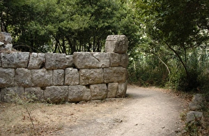 Albania. Butrint. Cyclopean walls of the ancient city Albania. Butrint. Cyclopean walls of the ancient city