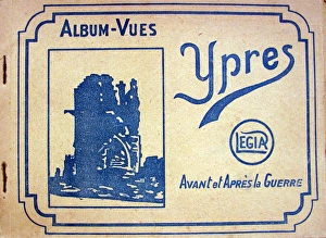 Album-Vues - Ypres - Avant et Apres la Guerre - postcard Album-Vues - Ypres - Avant et Apres la Guerre - postcard