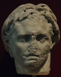 <b class=qtipBold><figcaption>Alexander III the Great</figcaption></b><br>Alexander III the Great (-356-323). King of Macedonia (-336 to -323). Son of Philip II and Princess epirota Olympia. Bust from Tivoli. Greek marble from Paros. Dated in the 1st century B.C. Palazzo Massimo. National Roman Museum. Rome. Italy.<br><em>© Thaliastock / Mary Evans</em> Alexander III the Great