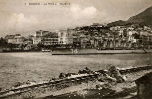 Bejaia Gallery: Algeria - Bejaia - The Town and French Naval Squadron