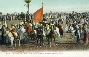 Algeria - Sheiks and Goums - open-air festival
