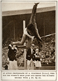 Alice Coachman at 1948 Olympic Games Alice Coachman at 1948 Olympic Games