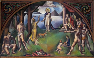 <b class=qtipBold><figcaption>Allegorical Scene</figcaption></b><br>Allegorical Scene. Jellett, Mainie 1897-1944. Date:<br><em>© National Museums NI / MARY EVANS</em> Allegorical Scene