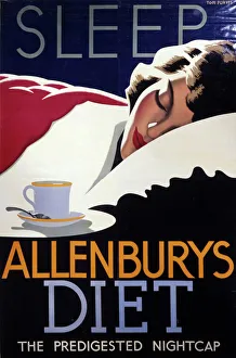 <b class=qtipBold><figcaption>Allenburys Diet advert</figcaption></b><br>Allenburys Diet advert, the predigested nightcap for a good night's sleep<br><em>© Mary Evans Picture Library 2015 - https://copyrighthub.org/s0/hub1/creation/maryevans/MaryEvansPictureID/10265174</em> Allenburys Diet advert