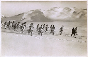 Alpini ski troops, Italian Alps, WW1 Alpini ski troops, Italian Alps, WW1