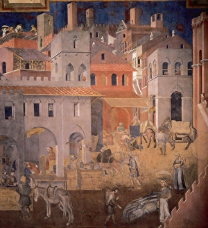 Ambrogio Lorenzetti (1280-1348). Effects of Good Government Ambrogio Lorenzetti (1280-1348). Effects of Good Government