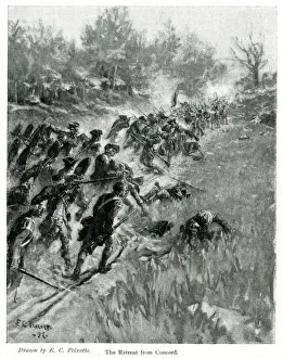 America - The British Army Retreat From Concord America - The British Army Retreat From Concord