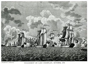 America - Naval Engagement On Lake Champoain America - Naval Engagement On Lake Champoain