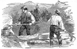 America, San Francisco. Gold-Washing at the Diggings America, San Francisco. Gold-Washing at the Diggings