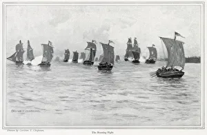 America - Ships Fighting On Lake Champlain America - Ships Fighting On Lake Champlain