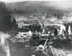 American anti-aircraft post, Raucourt, France, WW1 American anti-aircraft post, Raucourt, France, WW1