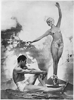 The American dancers Marcya and Donald, 1930 The American dancers Marcya and Donald, 1930