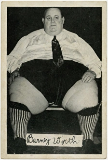 American Fat Man - Barney Worth - Freakshow Performer American Fat Man - Barney Worth - Freakshow Performer