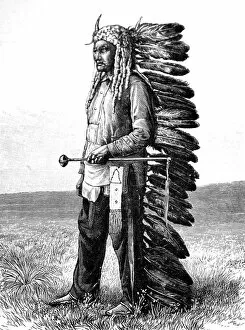 1879 Gallery: American Indians. Sitting Bull, Chief of the Sioux