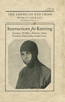 American Red Cross Womens Bureau WW1 knitting booklet American Red Cross Womens Bureau WW1 knitting booklet