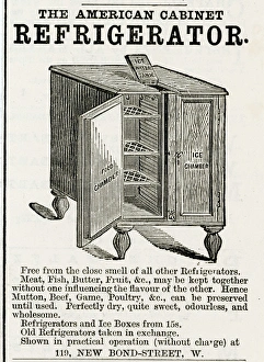 American refrigerator & ice box 1883 American refrigerator & ice box 1883