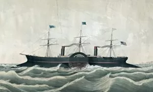 Sailing Ships Gallery: The American steamship Columbia, of New York for Europe