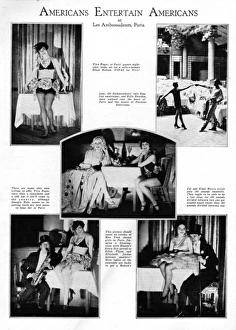 Americans Entertain Americans at the Ambassadeurs Restaurant Americans Entertain Americans at the Ambassadeurs Restaurant