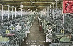 Weaving Gallery: Amoskeag Corporation, Manchester, New Hampshire, USA