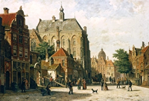 <b class=qtipBold><figcaption>Amsterdam, by Willem Koekkoek</figcaption></b><br>Amsterdam, by Willem Koekkoek (1839-1895).<br><em>© Mary Evans Picture Library</em> Amsterdam, by Willem Koekkoek
