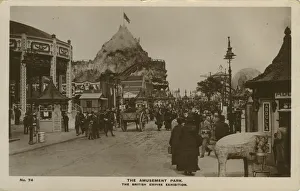Brent Gallery: The Amusement Park, British Empire Exhibition, Wembley, Brent, London, England