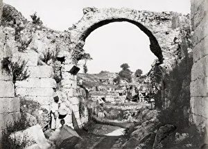 Triumphal Gallery: Ancient ampitheatre at Syracuse, Sicily, Italy