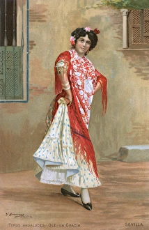 Andalucian Dancer - Seville (Sevilla), Spain Andalucian Dancer - Seville (Sevilla), Spain