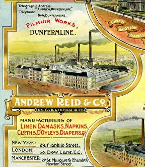Andrew Reid & Co, Textile Manufacturers, Dunfermline Andrew Reid & Co, Textile Manufacturers, Dunfermline