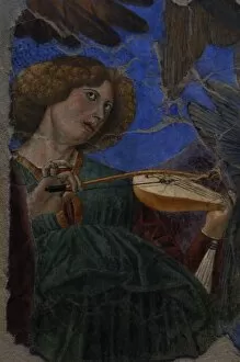 Images Dated 3rd March 2009: Angel playing a violin, c. 1480. Melozzo da Forli (1438-1494