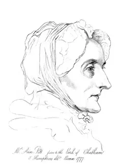 Ann Pitt, Sister of William Pitt the Elder Print circa 1797