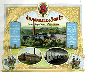 Annandale & Son Ltd, Polton Paper Works, Midlothian Annandale & Son Ltd, Polton Paper Works, Midlothian