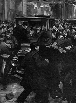 Anti home-rulers in action: the First Lord mobbed Anti home-rulers in action: the First Lord mobbed