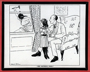 Anti-Suffrage Cartoon Her Mothers Voice Anti-Suffrage Cartoon Her Mothers Voice