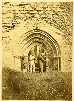 Antiquarians at Greyabbey, County Down, Ireland Antiquarians at Greyabbey, County Down, Ireland