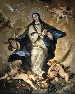 Jose Gallery: ANTOLINEZ, Jose (1635-1675). The Immaculate. Baroque