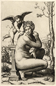 <b class=qtipBold><figcaption>Aphrodite and Cupid</figcaption></b><br>Aphrodite with Cupid<br><em>© Mary Evans Picture Library</em> Aphrodite and Cupid