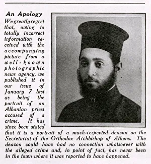 Apology to Greek Orthodox priest alleged to have eaten wife! Apology to Greek Orthodox priest alleged to have eaten wife!