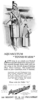 Sportswear Gallery: Aquascutum tennis warm advertisement